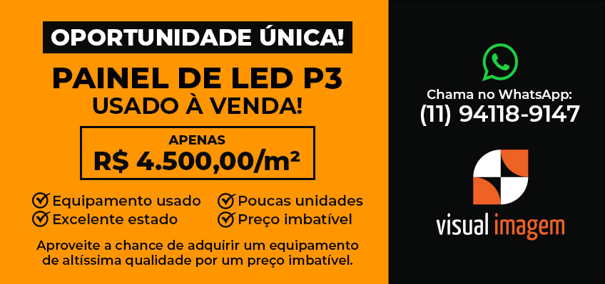 Venda de Painel de LED P3 usado